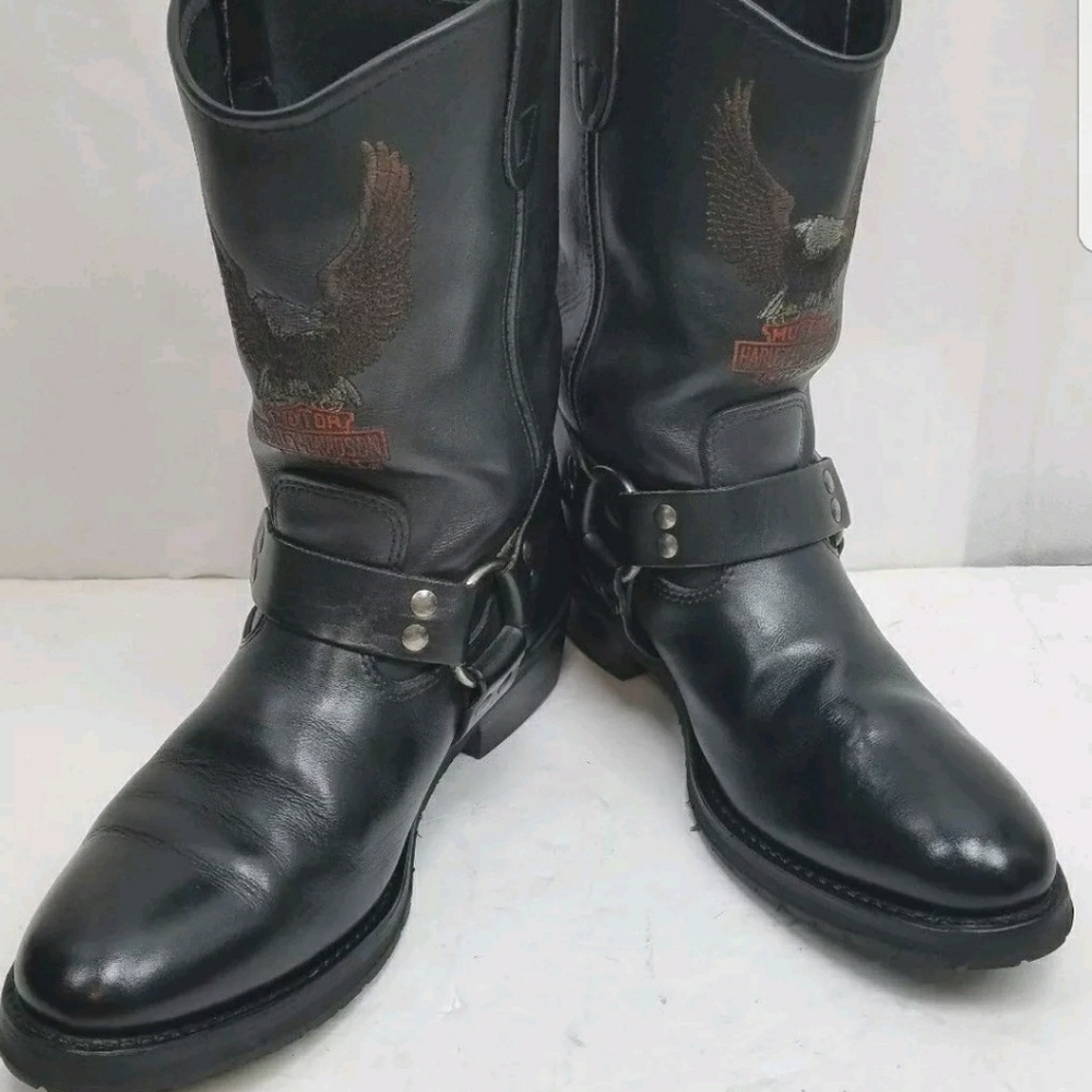 Vintage USA HARLEY DAVIDSON Men's Western Leather